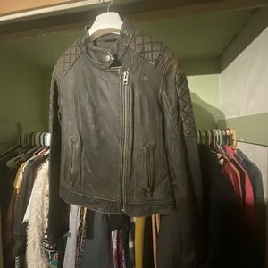 Harley Davidson all saints women’s leather jacket NWOT